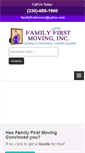 Mobile Screenshot of familyfirstmoving.com